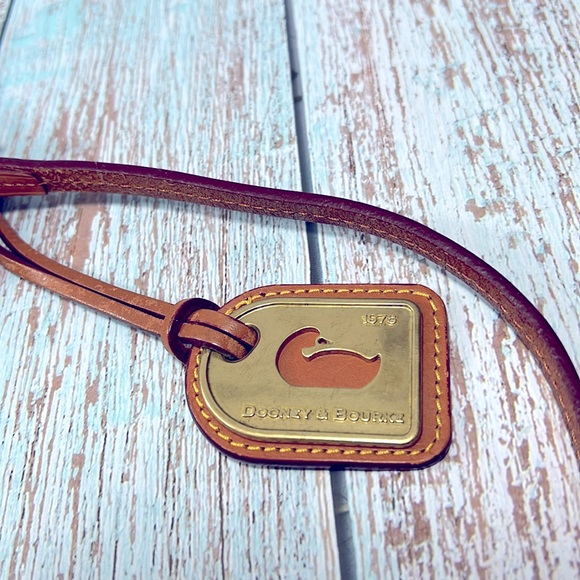 🦆 DOONEY & BOURKE NAVY BLUE NYLON POUCHETTE CROSSBODY VINTAGE - Picture 4 of 10